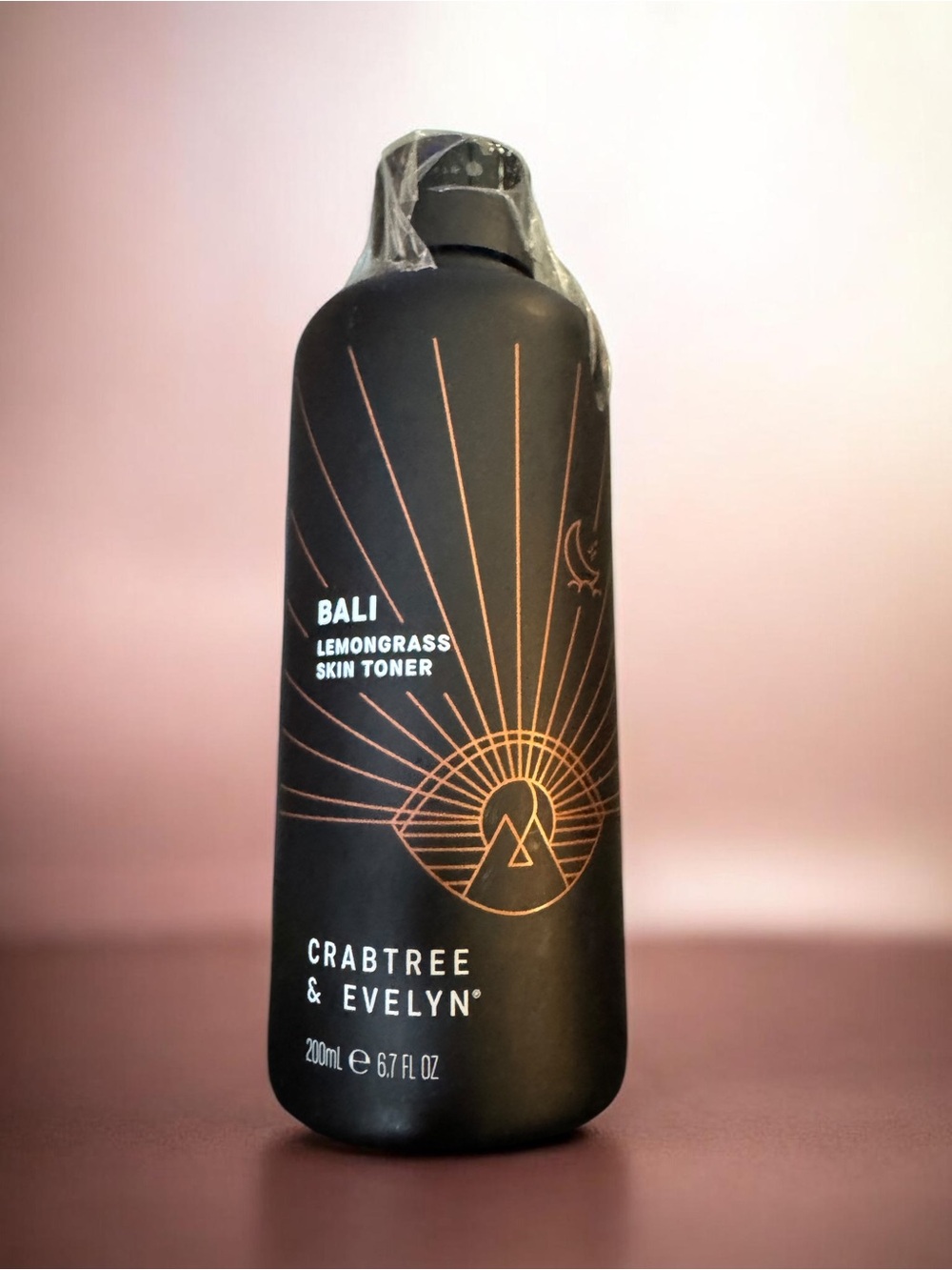 Crabtree & Evelyn Bali Lemongrass Skin Toner — Black with Gold Accents